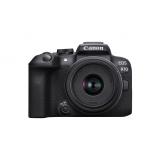 Canon - EOS R10 + RF-S 18-45mm F4.5-6.3 IS STM MILC 24,2 MP CMOS 6000 x 4000 Pixeles Negro