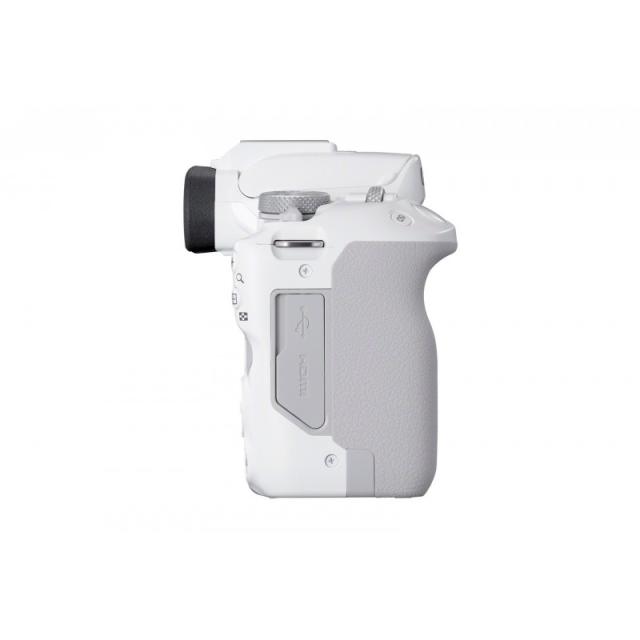 Canon - EOS R50, White + RF-S 18-45mm F4.5-6.3 IS STM Kit MILC 24,2 MP CMOS 6000 x 4000 Pixeles Blanco