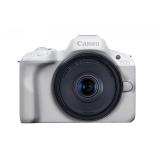 Canon - EOS R50, White + RF-S 18-45mm F4.5-6.3 IS STM Kit MILC 24,2 MP CMOS 6000 x 4000 Pixeles Blanco