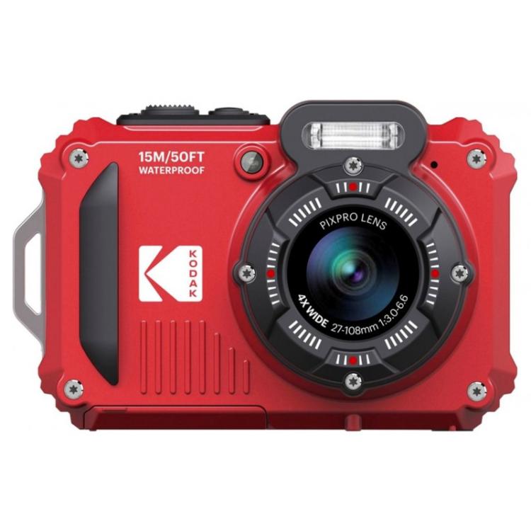 Kodak - PIXPRO WPZ2 1/2.3" Cámara compacta 16,76 MP BSI CMOS 4608 x 3456 Pixeles Rojo