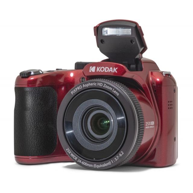 Kodak - PIXPRO AZ255 1/2.3" Cámara compacta 16,35 MP BSI CMOS 4608 x 3456 Pixeles Rojo