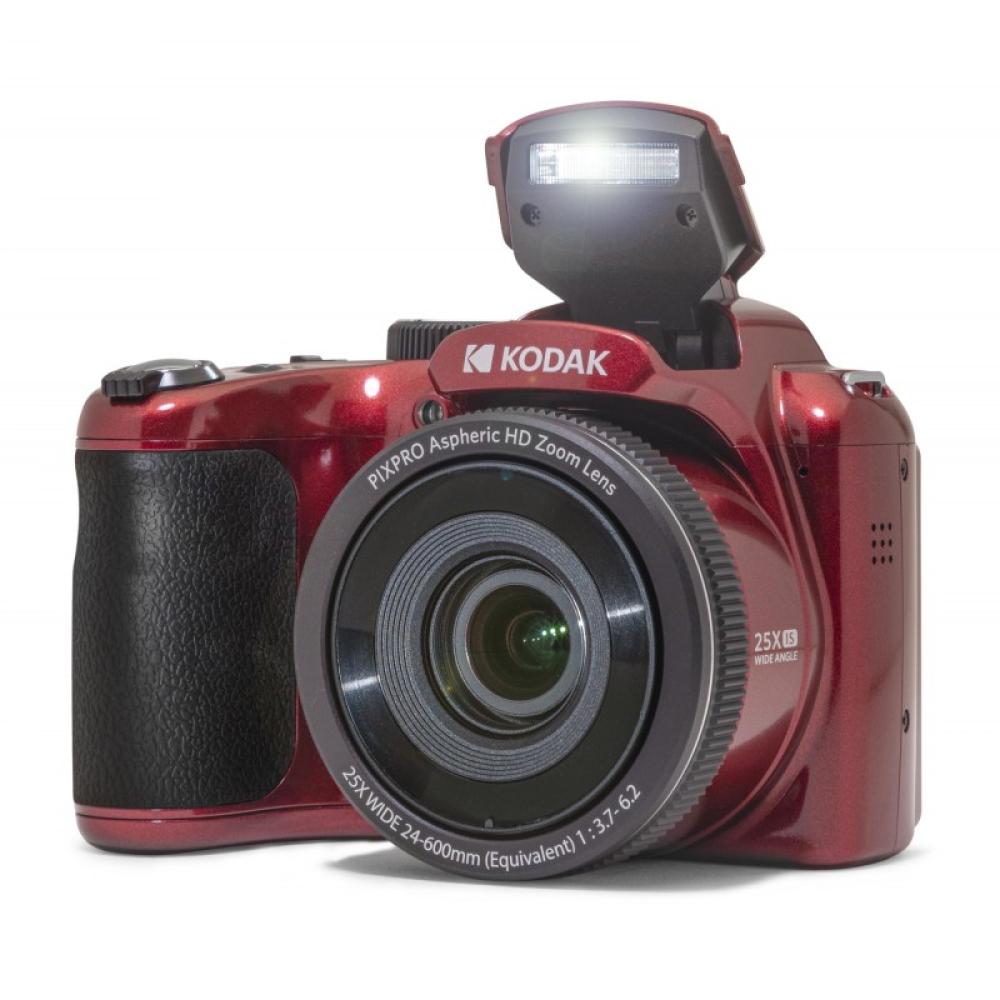 Kodak - PIXPRO AZ255 1/2.3" Cámara compacta 16,35 MP BSI CMOS 4608 x 3456 Pixeles Rojo