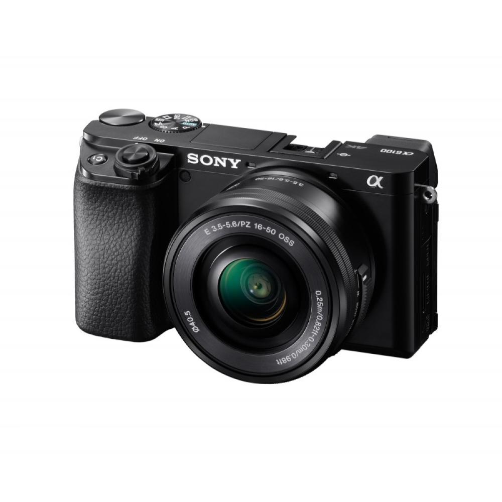 Sony - a 6100 MILC 24,2 MP CMOS 6000 x 40000 Pixeles Negro - ILCE6100AKB.CEC