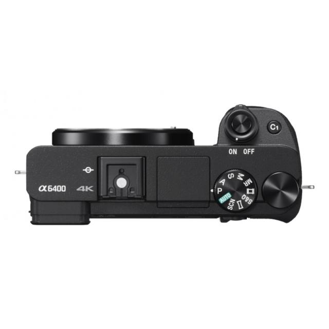 Sony - a ILCE-6400A 1/1.6" MILC 24,2 MP CMOS 6000 x 4000 Pixeles Negro