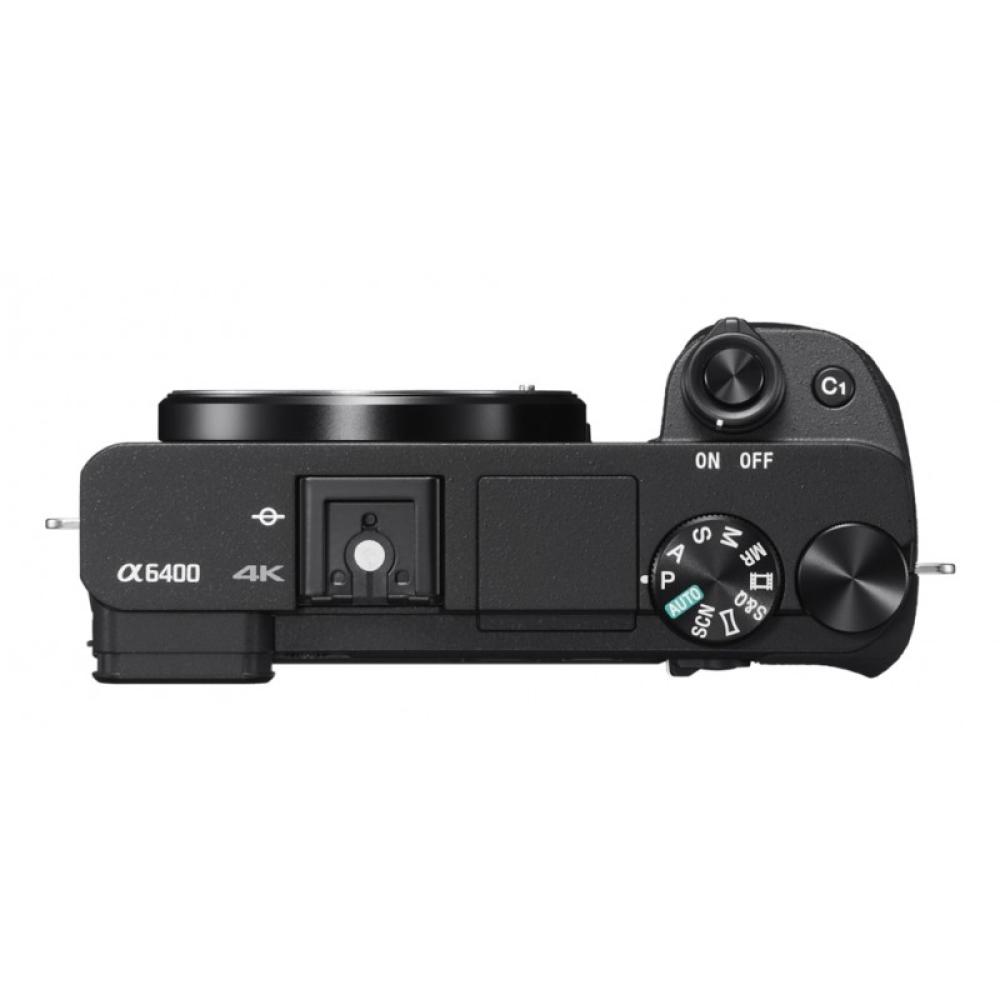 Sony - a ILCE-6400A 1/1.6" MILC 24,2 MP CMOS 6000 x 4000 Pixeles Negro