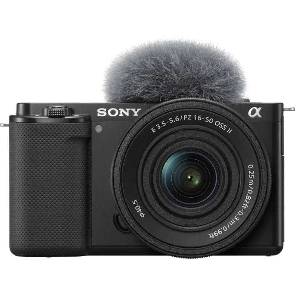Sony - ZV-E10 + E PZ 16-50mm F3.5-5.6 OSS II MILC 24,2 MP CMOS 6000 x 4000 Pixeles Negro