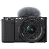 Sony - ZV-E10 + E PZ 16-50mm F3.5-5.6 OSS II MILC 24,2 MP CMOS 6000 x 4000 Pixeles Negro