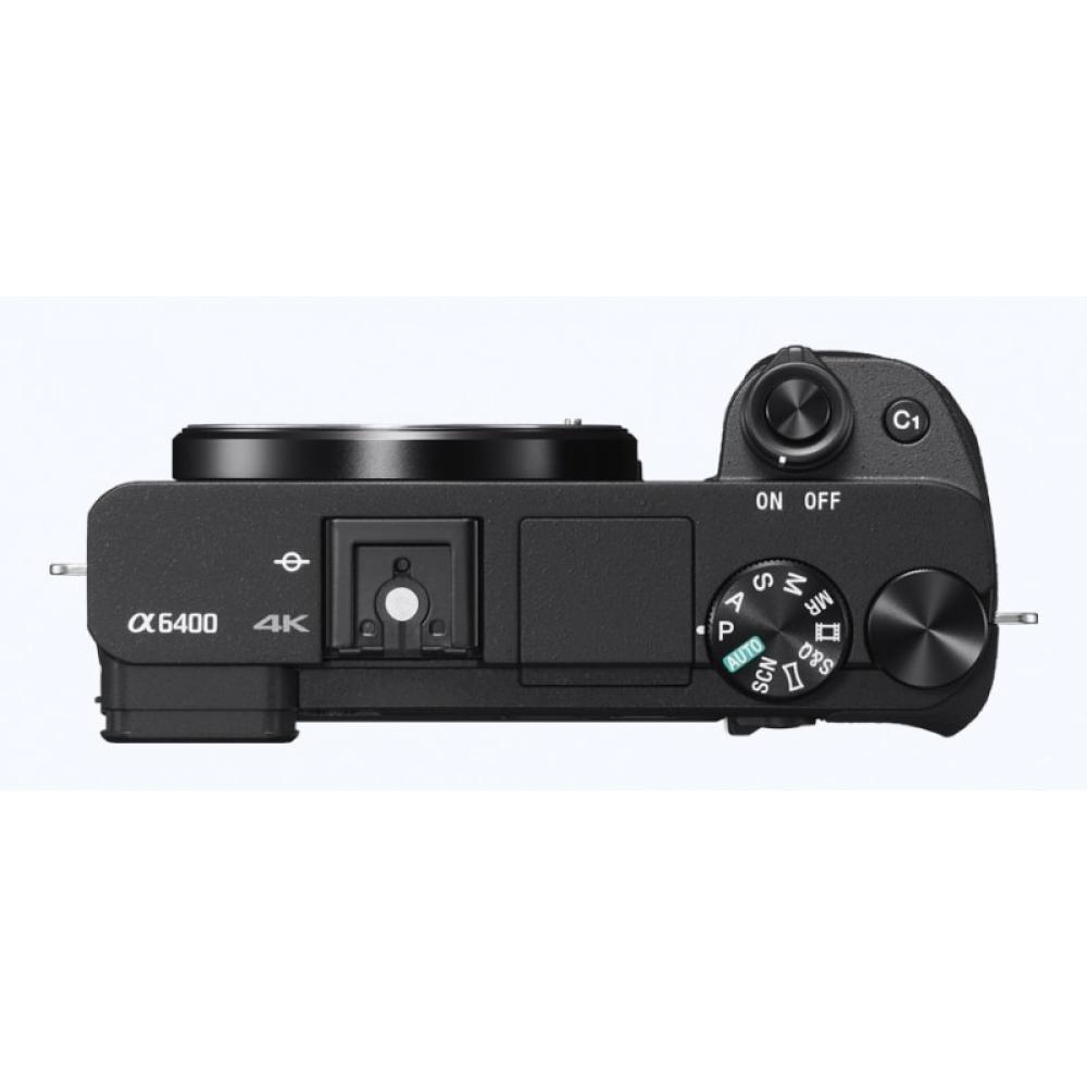 Sony - a ILCE-6400AM 1/1.6" MILC 24,2 MP CMOS 6000 x 4000 Pixeles Negro
