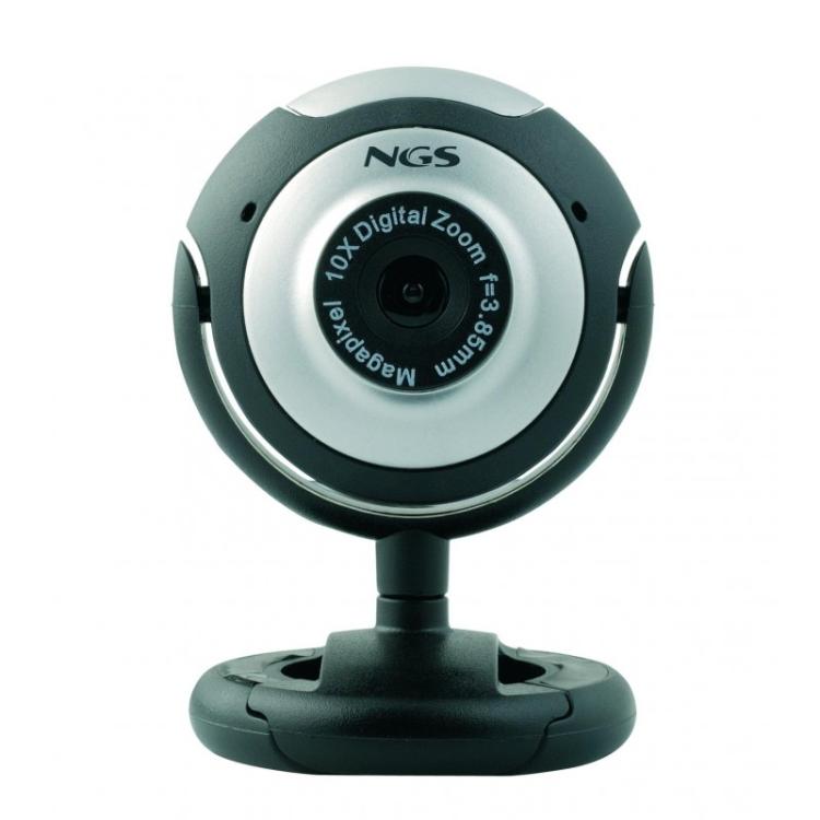 NGS - XpressCam300 cámara web 5 MP USB 2.0 Negro, Plata
