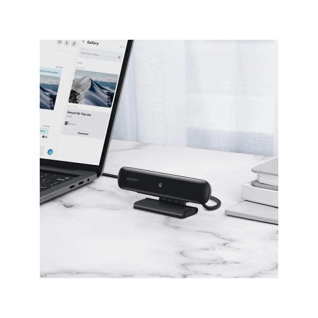 AUKEY - PC-W1 cámara web 2 MP USB Negro
