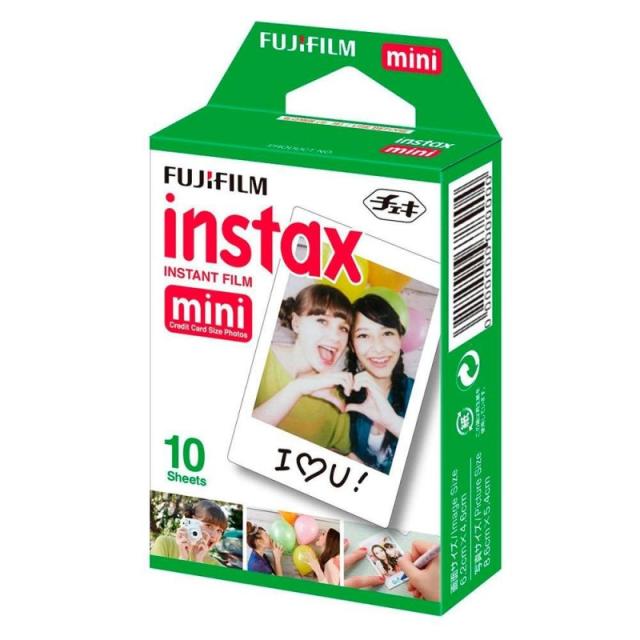 Fujifilm - Instax Mini película instantáneas 10 pieza(s) 54 x 86 mm