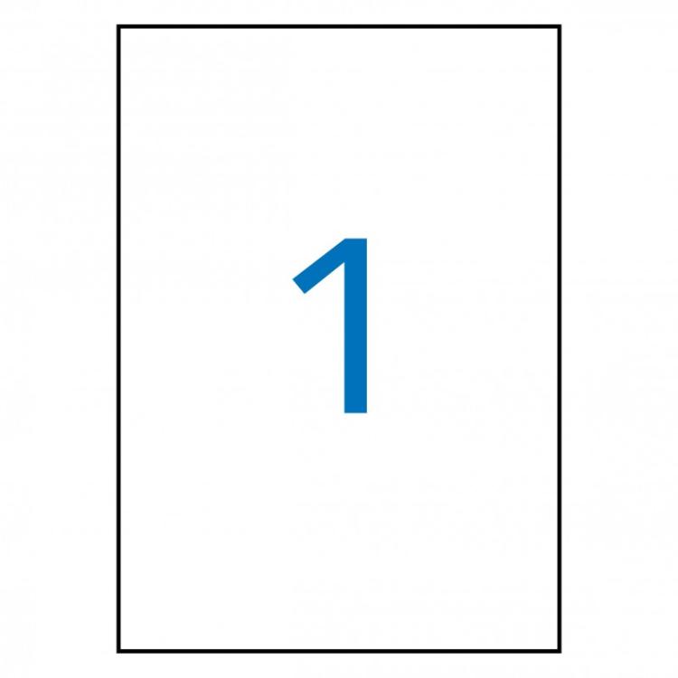 APLI - 02880 etiqueta autoadhesiva Rectángulo Permanente Rojo 20 pieza(s)