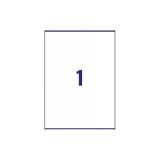 Avery - L7167-100 etiqueta autoadhesiva Rectángulo Permanente Blanco 100 pieza(s)