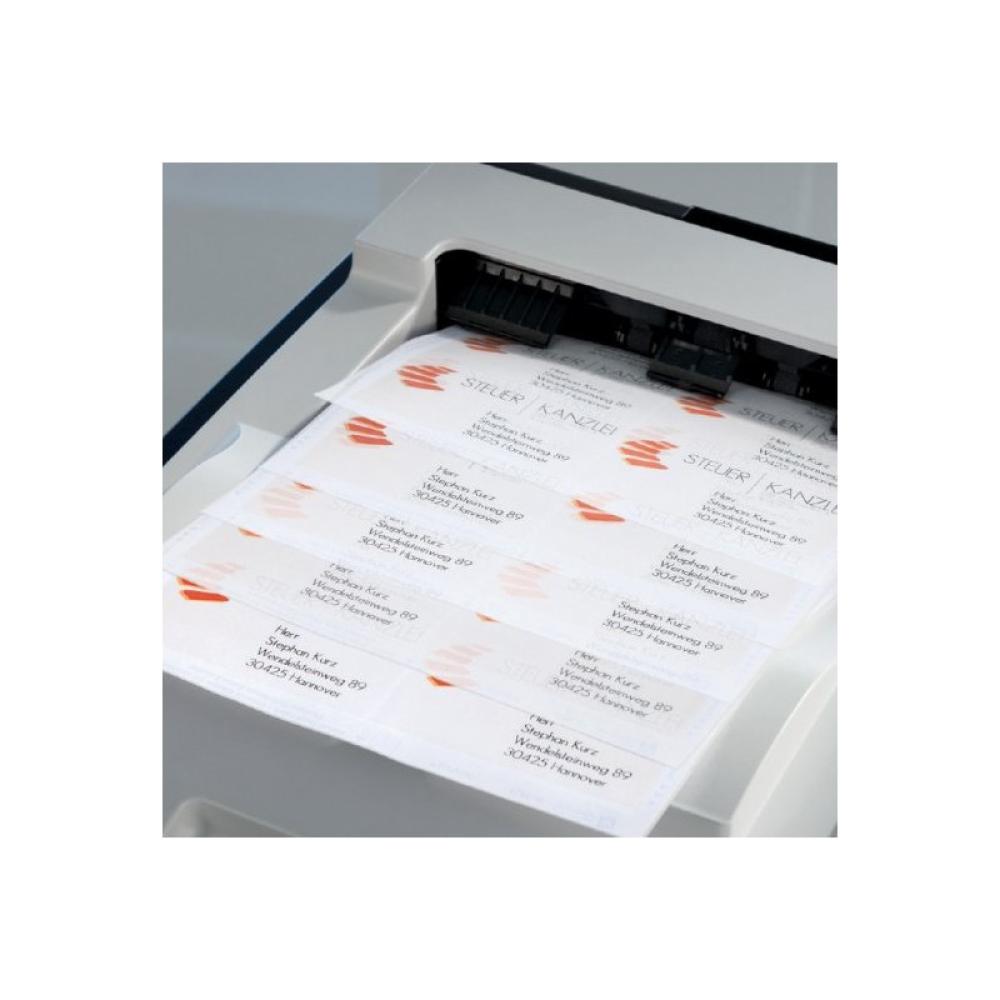 Avery - L7781-25 etiqueta autoadhesiva Rectángulo Permanente Transparente 1000 pieza(s)