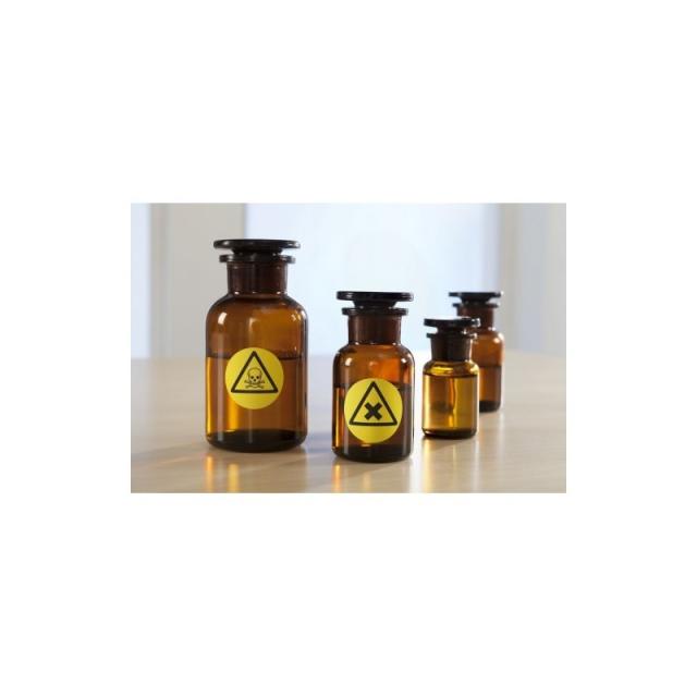 Avery - L6127-20 etiqueta autoadhesiva Rectángulo redondeado Permanente Amarillo 80 pieza(s)