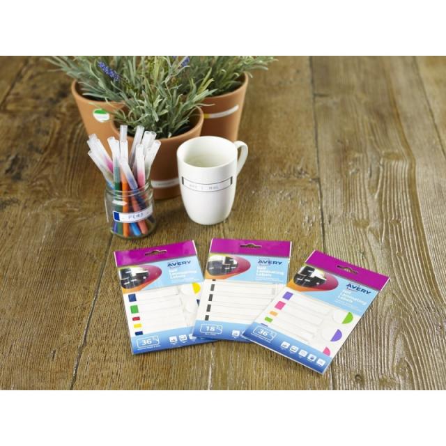 Avery - 60-124 etiqueta autoadhesiva Permanente Multicolor 36 pieza(s)