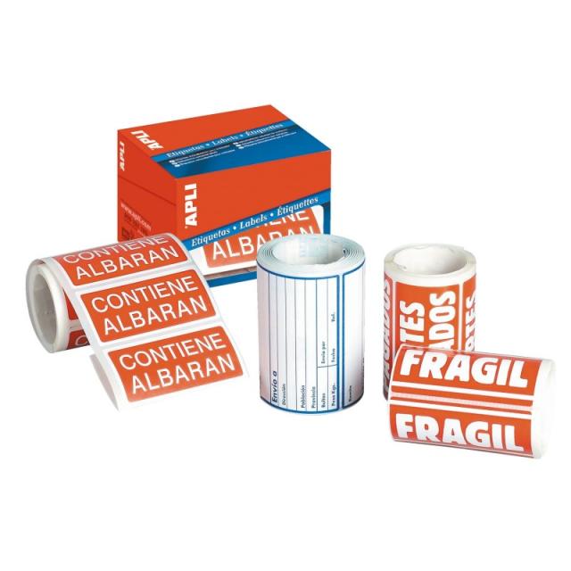 APLI - ROLLO 200 ETIQUETAS CONTIENE ALBARAN 295 APLI