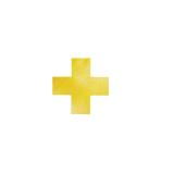 Durable - 170104 etiqueta autoadhesiva Permanente Amarillo 10 pieza(s)