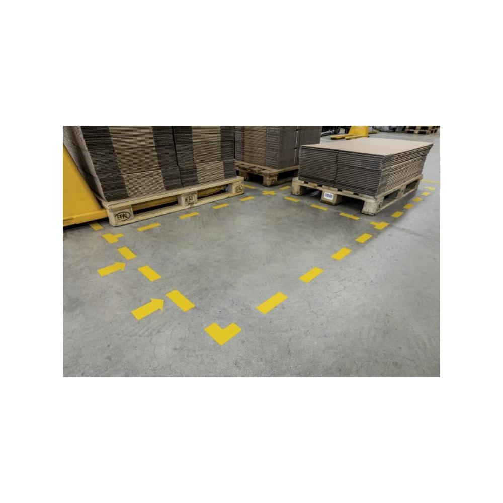 Durable - 170004 etiqueta autoadhesiva Permanente Amarillo 10 pieza(s)