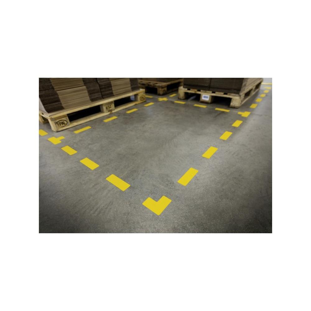 Durable - 170204 etiqueta autoadhesiva Permanente Amarillo 10 pieza(s)