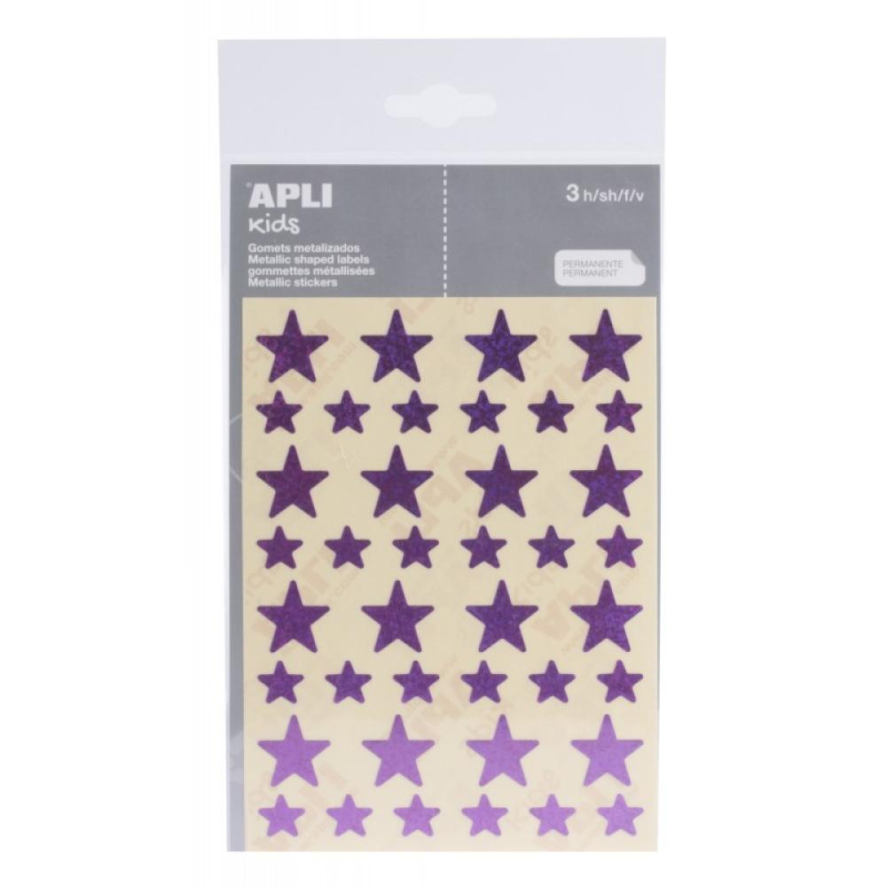 APLI - 12056 etiqueta autoadhesiva Estrella Permanente