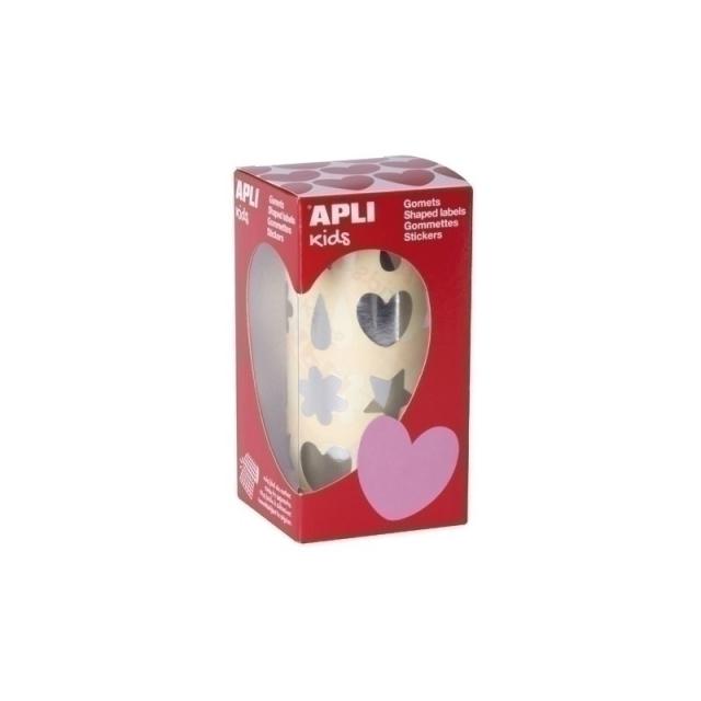 APLI - 17615 etiqueta autoadhesiva Permanente Plata