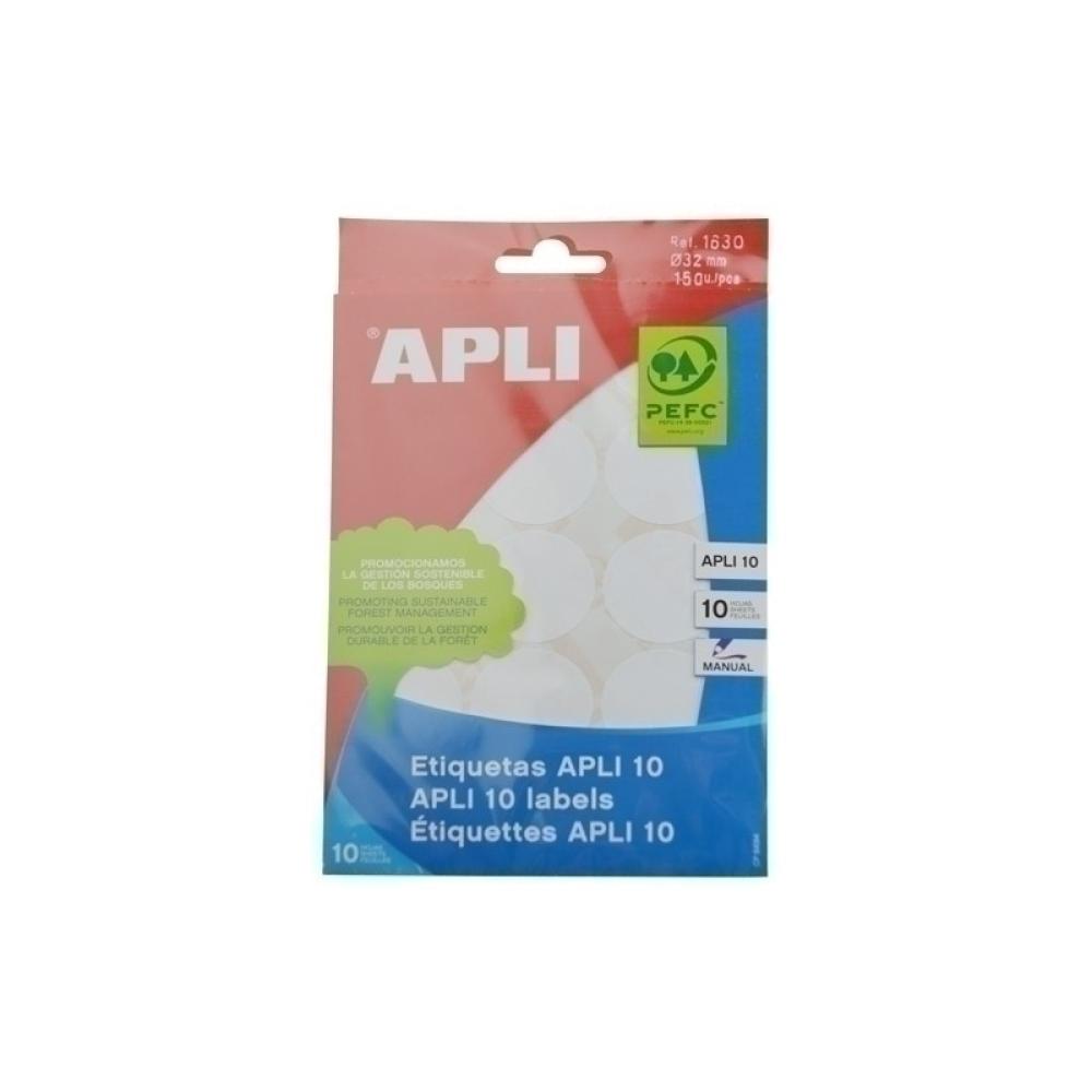 APLI - ETIQ.MAN.BOLSA APLI 01630 10h REDON.Ø32