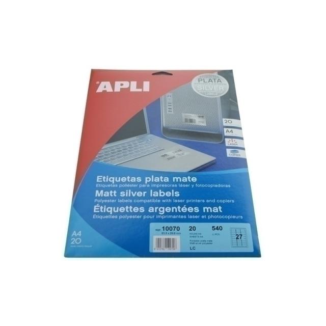 APLI - ETIQ.IMP.APLI 10070 20h A4 PRIPT 63,5x30