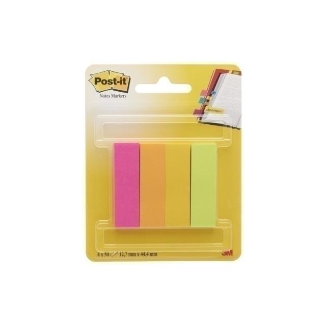 Post-It - TACO NOTAS POST-IT 670-4CA 12,7X44,4 - Pack de 6 unidades