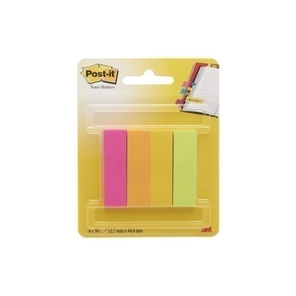 Post-It - TACO NOTAS POST-IT 670-4CA 12,7X44,4 - Pack de 6 unidades