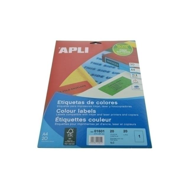 APLI - ETIQ.IMP.APLI 01601 20h A4 ROJO 210x297