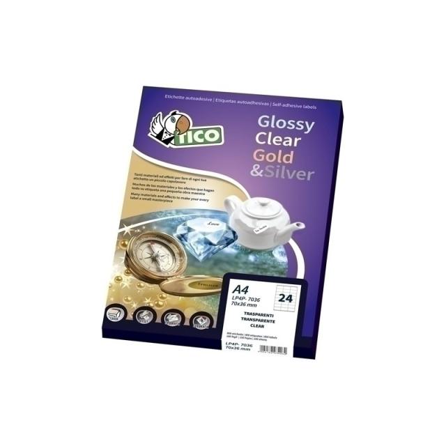 Tico - ETIQ.IMP.TICO GL4-3828 100h A4 MT.ORO MA