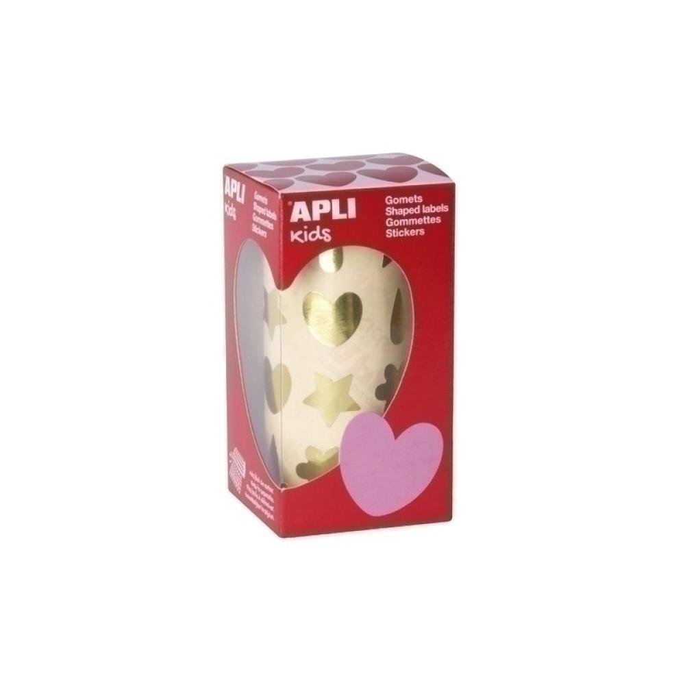 APLI - 17614 etiqueta autoadhesiva Permanente Oro