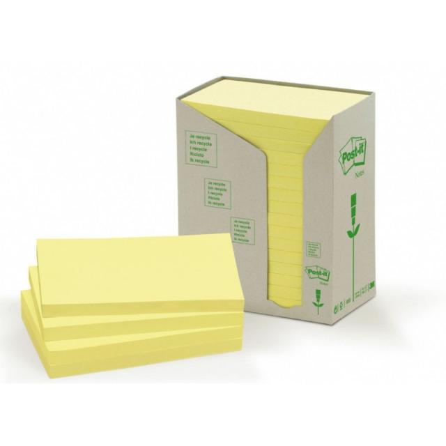 Post-It - 655-1T etiqueta autoadhesiva Amarillo 16 pieza(s)
