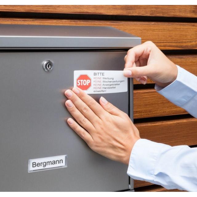 Avery - L4775-20 etiqueta autoadhesiva Rectángulo redondeado Permanente Blanco 20 pieza(s)