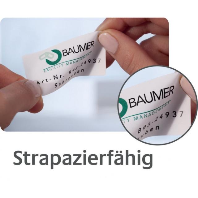 Avery - L4775-20 etiqueta autoadhesiva Rectángulo redondeado Permanente Blanco 20 pieza(s)