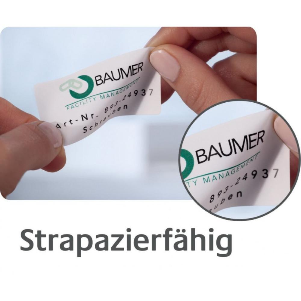 Avery - L4775-20 etiqueta autoadhesiva Rectángulo redondeado Permanente Blanco 20 pieza(s)