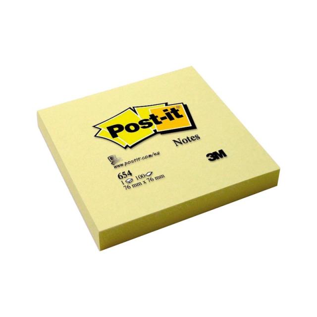 Post-It - Pack 12 Unid. TACO NOTAS POST-IT 654 76X76 654