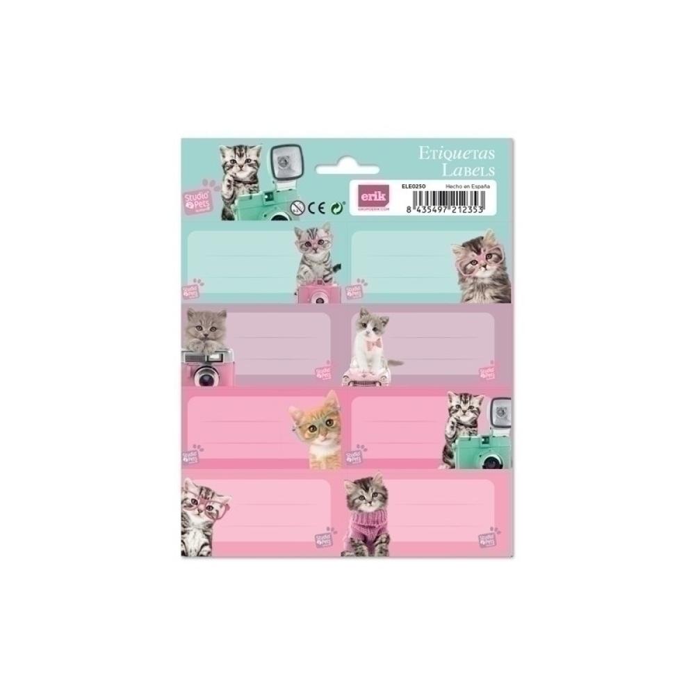 Grupo Erik - ETIQUETA ESCOLAR ERIK 15,8x20 STUDIO PET - ELE0264