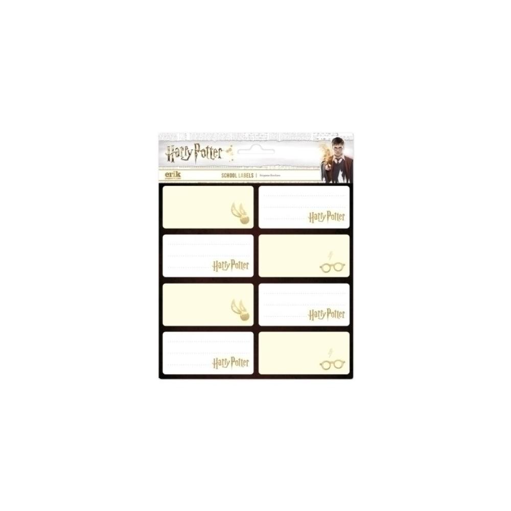 Grupo Erik - ETIQUETA ESCOLAR ERIK 15,8x20 HARRY POTT - Pack de 10 unidades