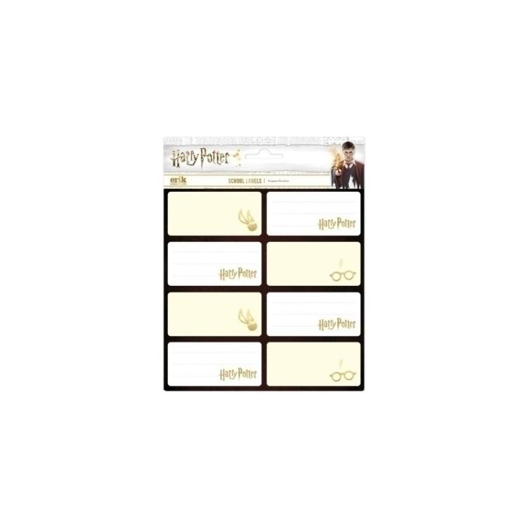 Grupo Erik - ETIQUETA ESCOLAR ERIK 15,8x20 HARRY POTT - Pack de 10 unidades