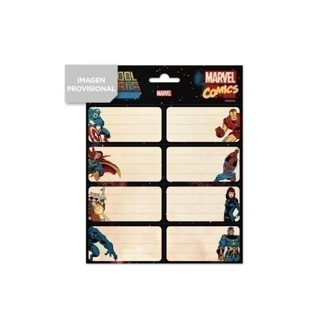Grupo Erik - ETIQUETA ESCOLAR ERIK 15,8x20 MARVEL
