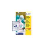 Avery - L4850REV-25 etiqueta autoadhesiva Alrededor Blanco 1200 pieza(s)