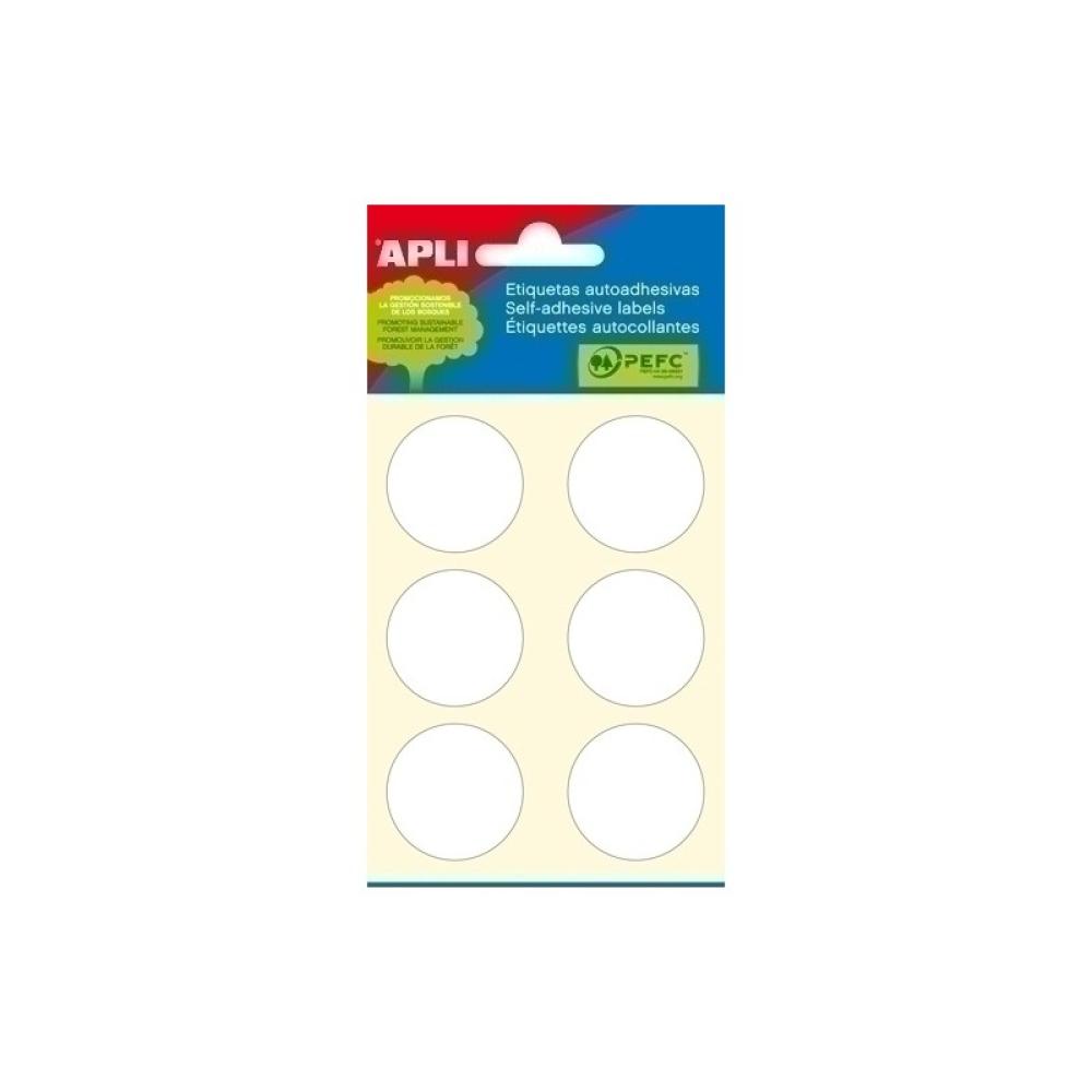 APLI - ETIQ.MAN.BOLSA APLI 02665 MINI REDON.Ø32 - Pack de 10 unidades