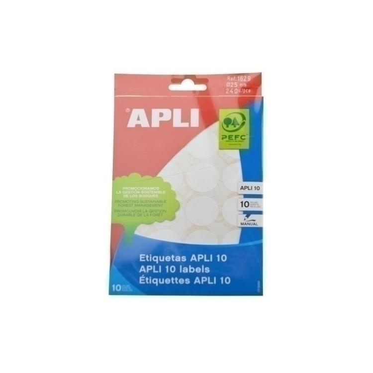APLI - ETIQ.MAN.BOLSA APLI 01629 10h REDON.Ø25
