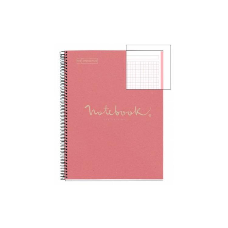 Miquelrius - CUADERNO 100% RECICLADO NB-1 A4 80HOJAS ECOROSA EMOTIONS MIQUELRIUS 6093
