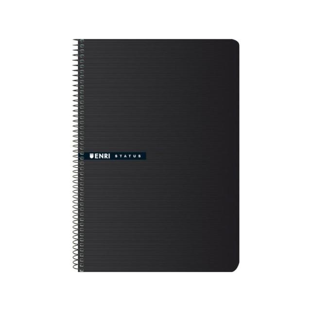 ENRI - 100435750 cuaderno y block A4 100 hojas Negro