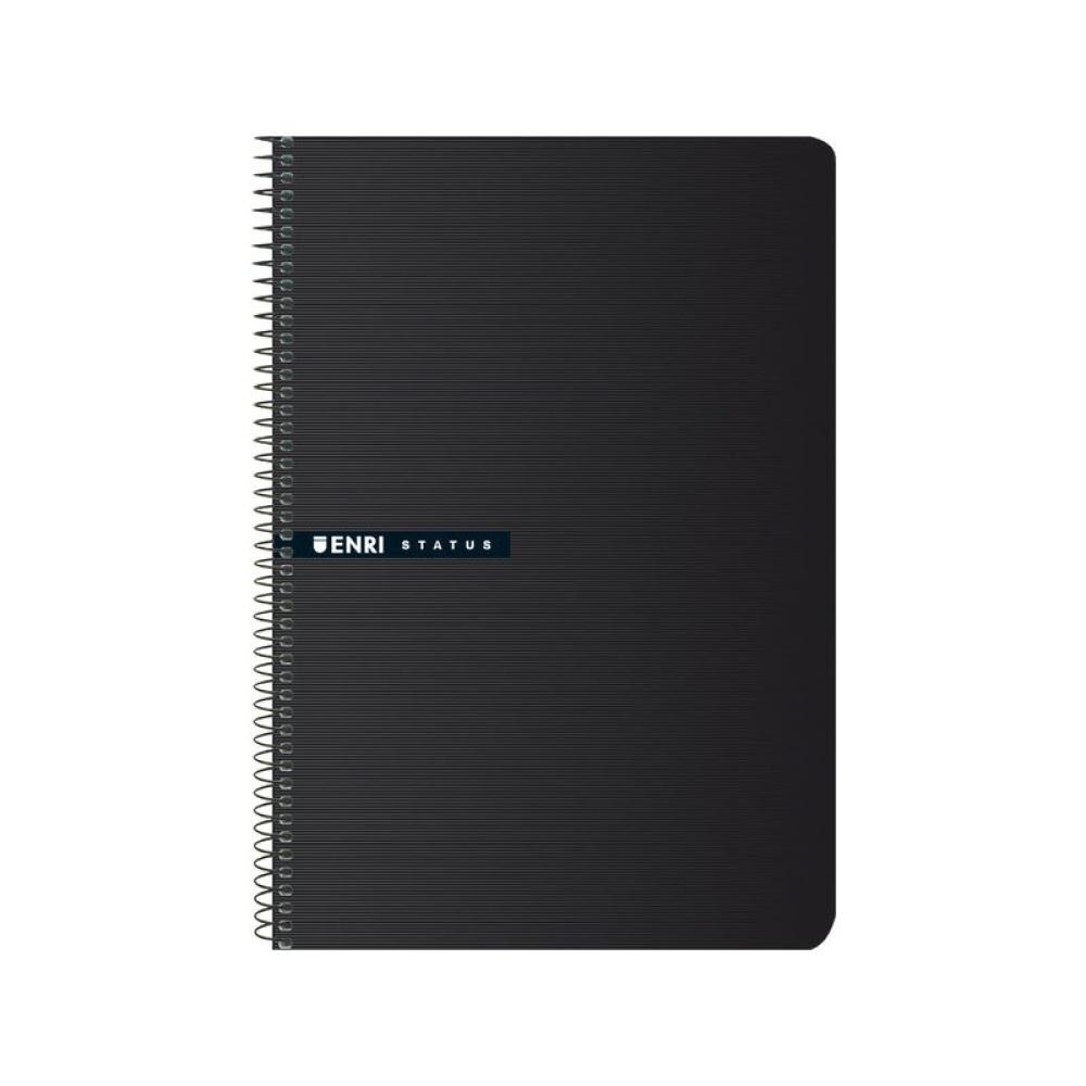 ENRI - 100435750 cuaderno y block A4 100 hojas Negro