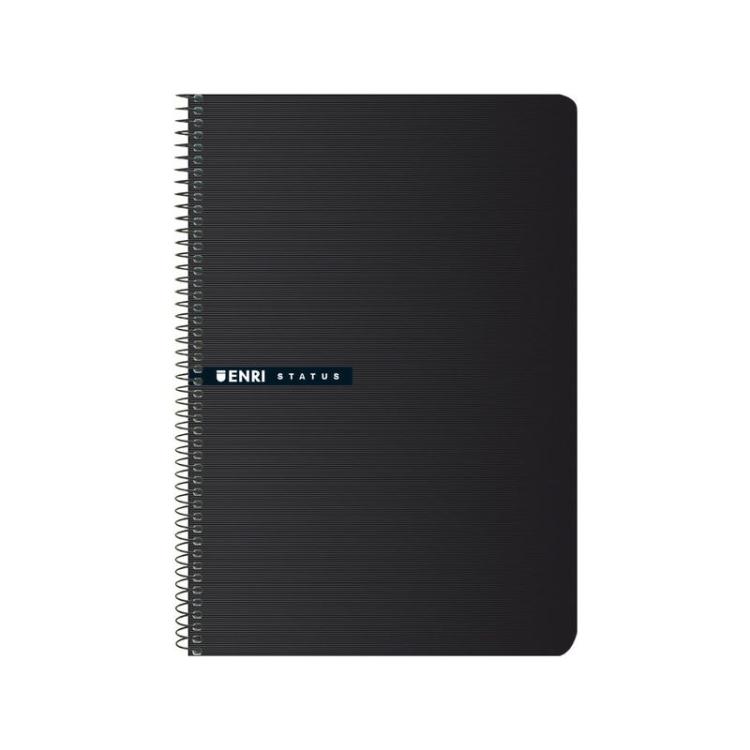 ENRI - 100435750 cuaderno y block A4 100 hojas Negro