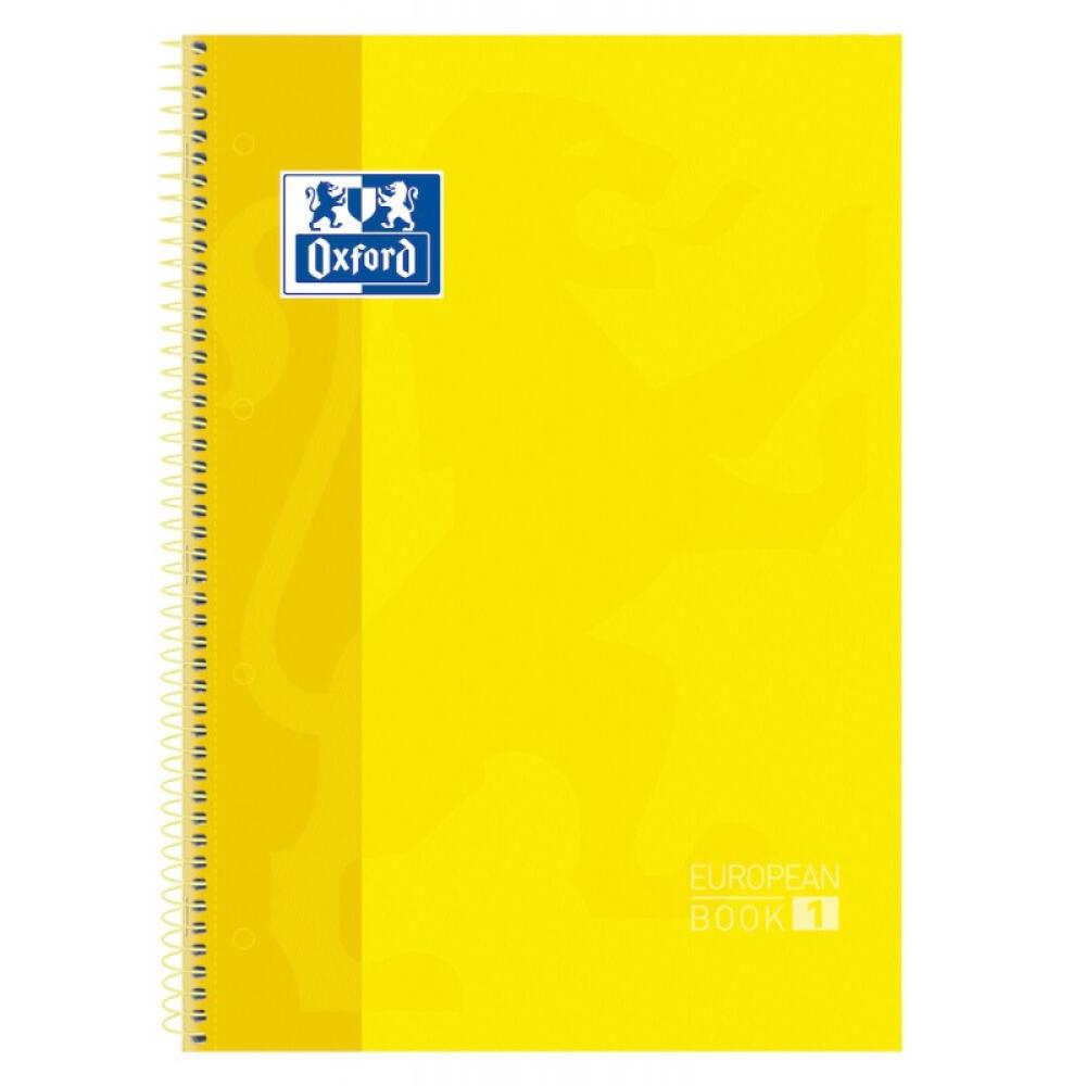 Oxford - Europeanbook 1 cuaderno y block A4 80 hojas Amarillo